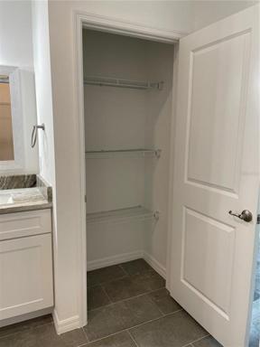 Master Bathroom Linen Closet