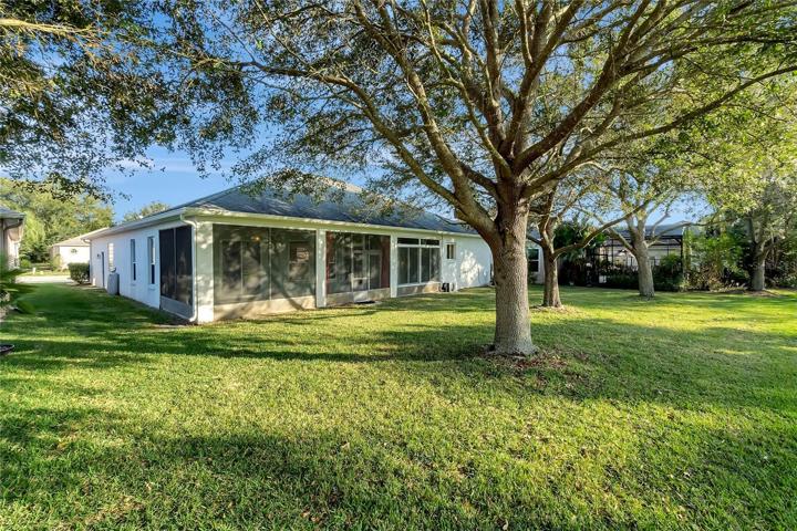 Lots of open space between homes