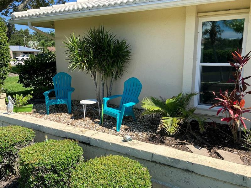 Front patio area