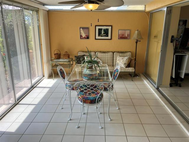 Dining Room overlooking Florida room