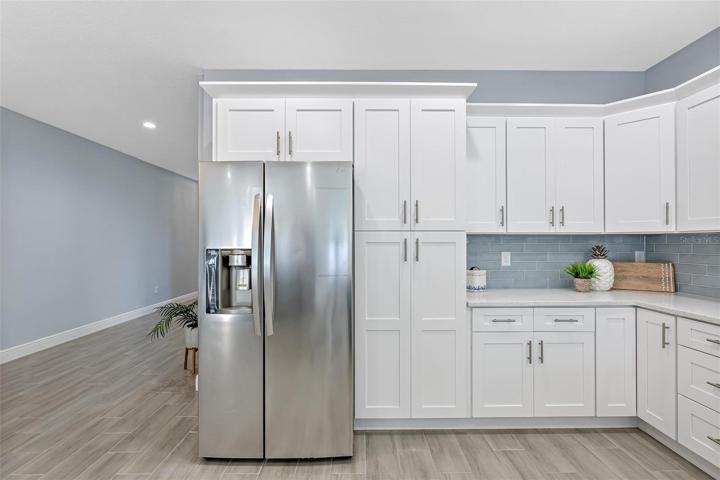 High End touches, back splash and stainless appliances!