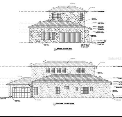 Rear &Right Elevation