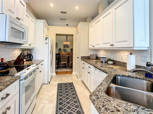 spacious kitchen and generously supplied