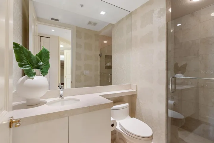 Powder Room with shower