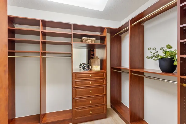 Master Closet one of two