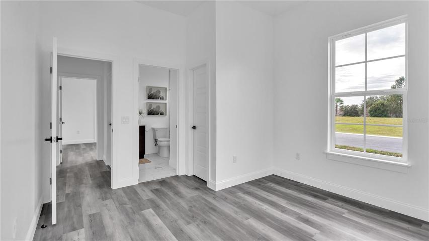 Second Bedroom with jack and jill bathroom