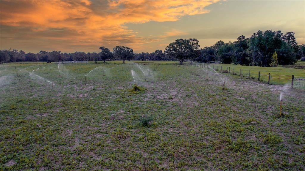 5 acres of fenced irrigation