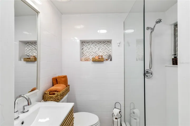 Updated master bathroom