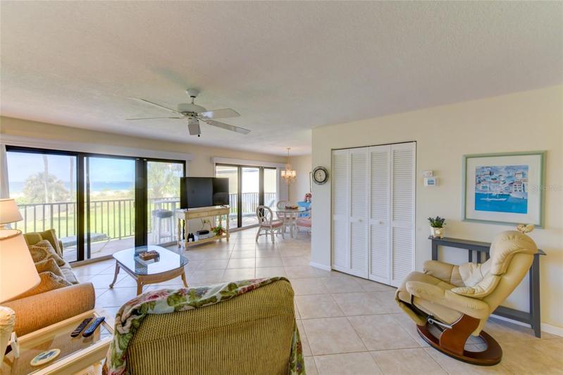 Living Room With Great Gulf View!