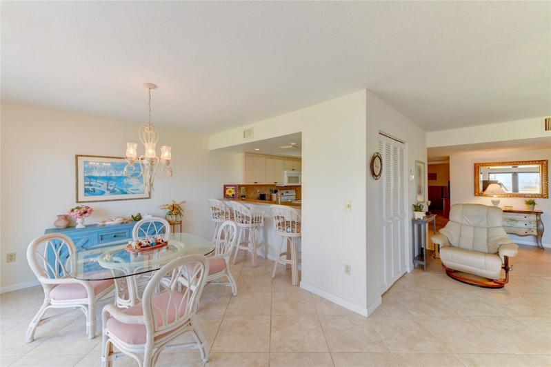 View Of Dining Area From The Living Room!