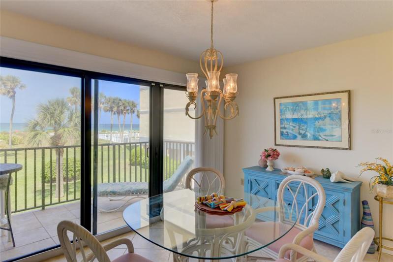 Dining Area With Gulf View!