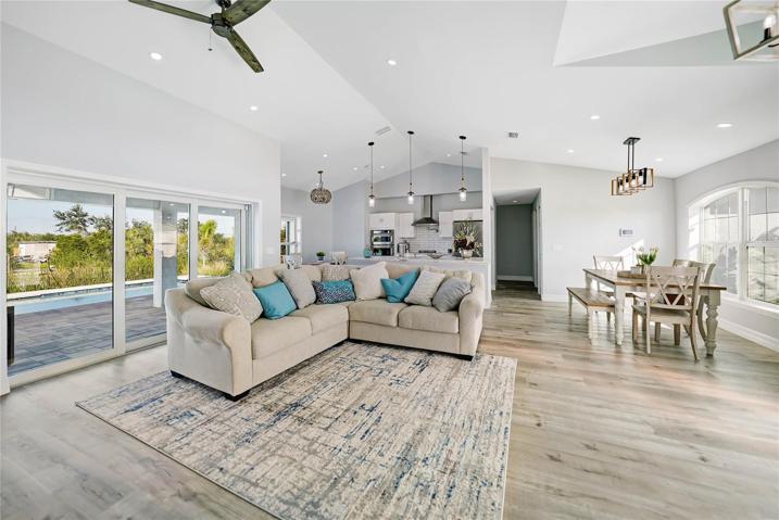 View of living area
