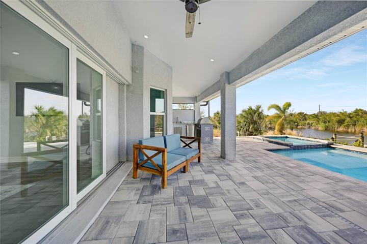 Back covered porch