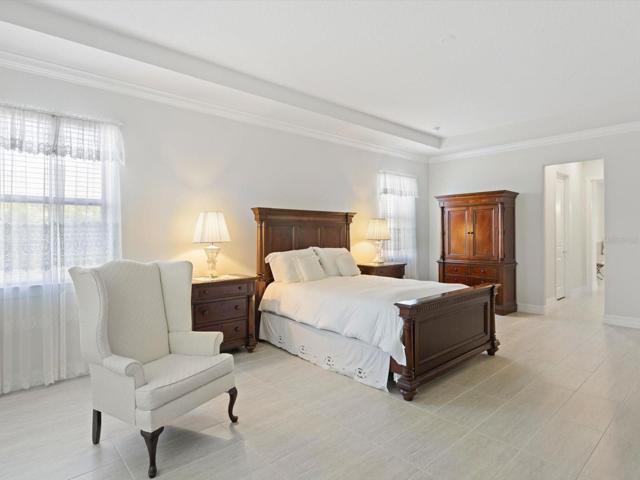 Extremely spacious master bedroom, enough space for nightstands, king sized bed, even a small living area.