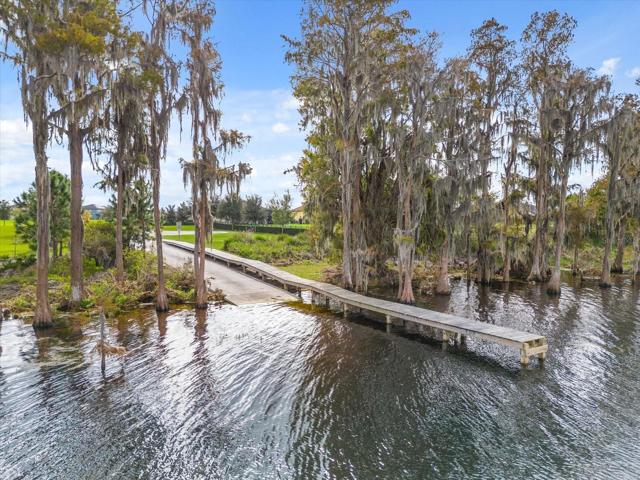 Community boat ramp.
