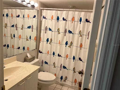 guest bathroom tub/shower