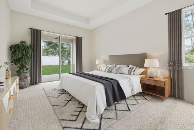 Master Bedroom virtually staged