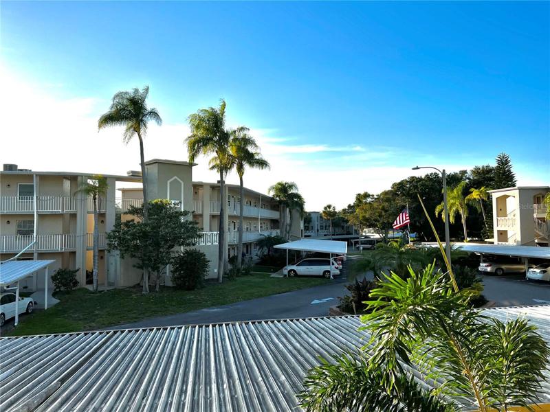 View from front door of unit