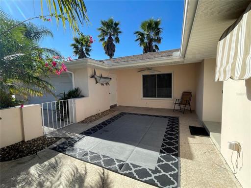 front courtyard