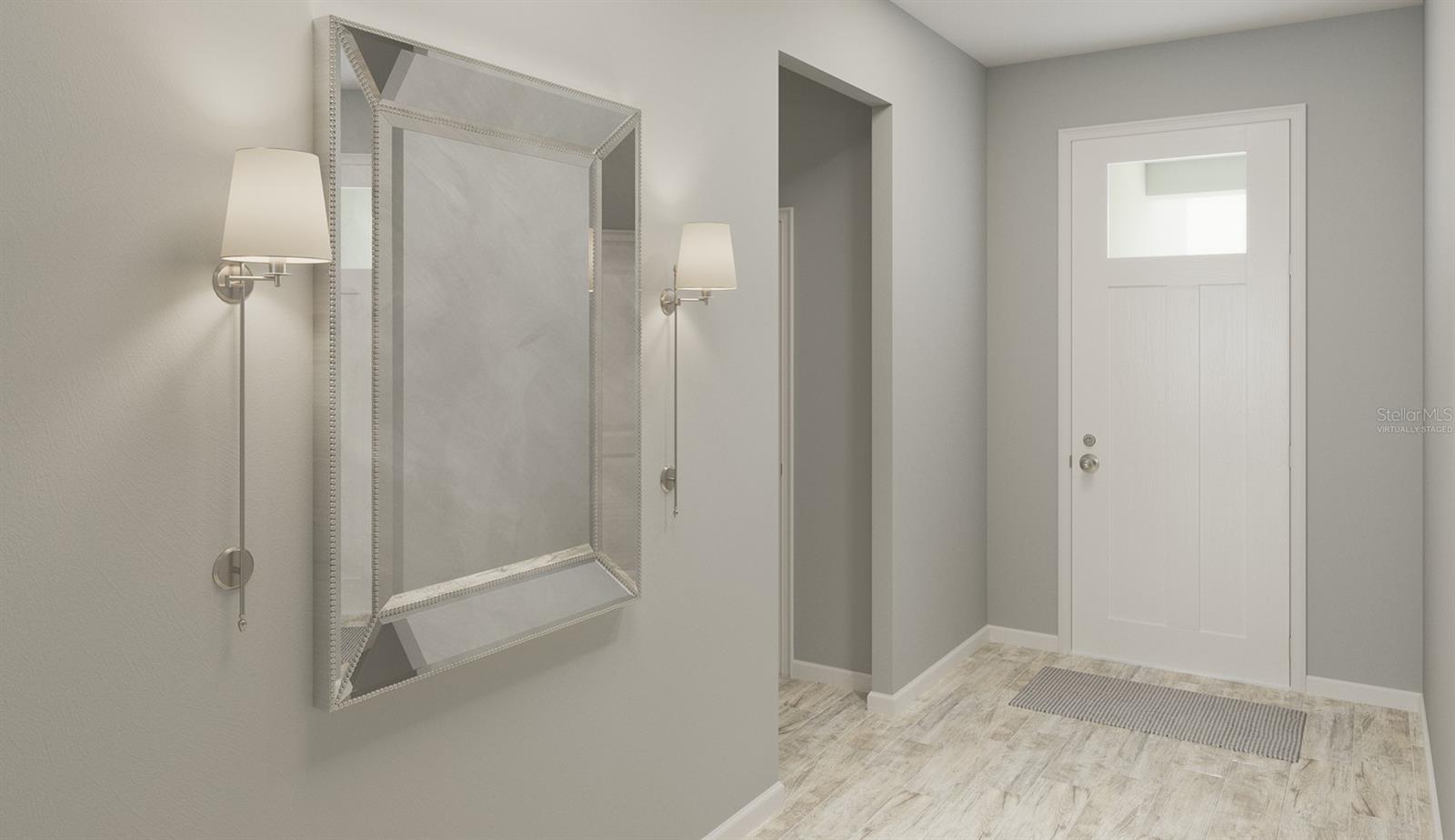 *Virtually Staged* Foyer