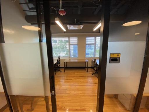 Frosted glass panels for privacy