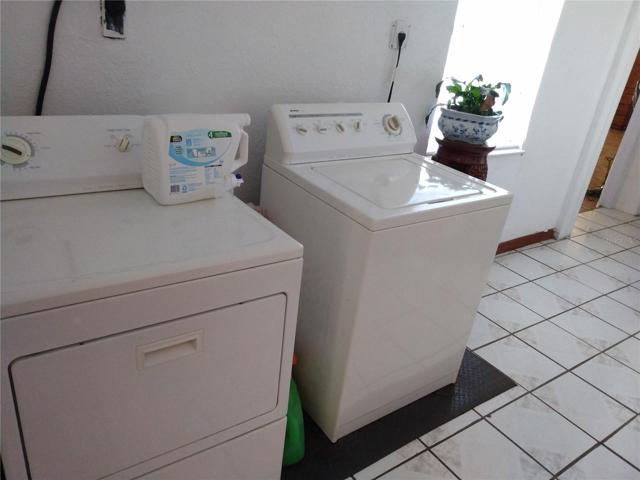Laundry area