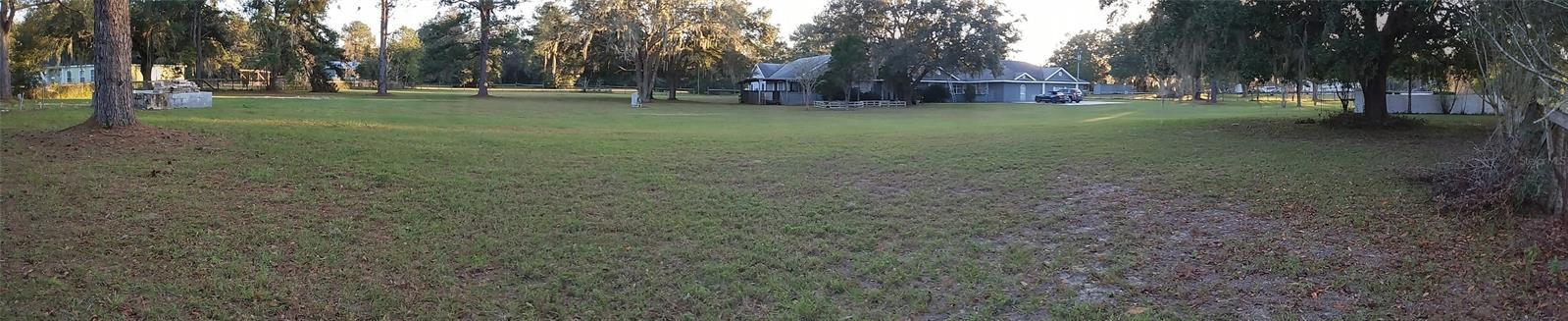 Wide angle view