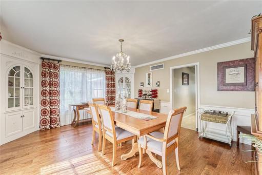 Formal Dining Room with built ins