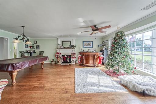 Gorgeous Formal Living Room with large bay windows 