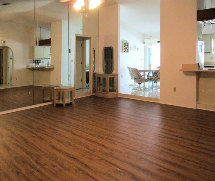 Living room looking toward dining room