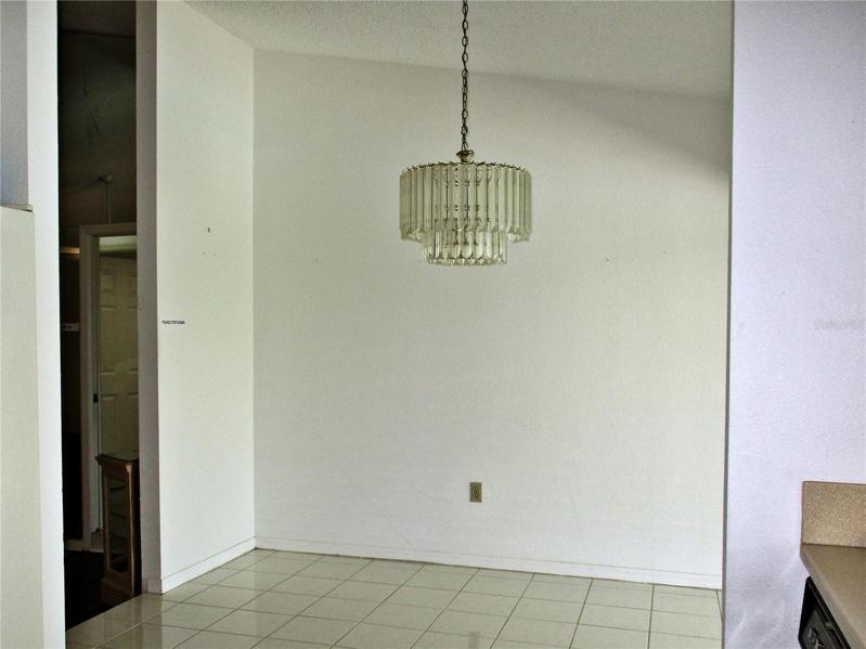 Dining room looking from kitchen