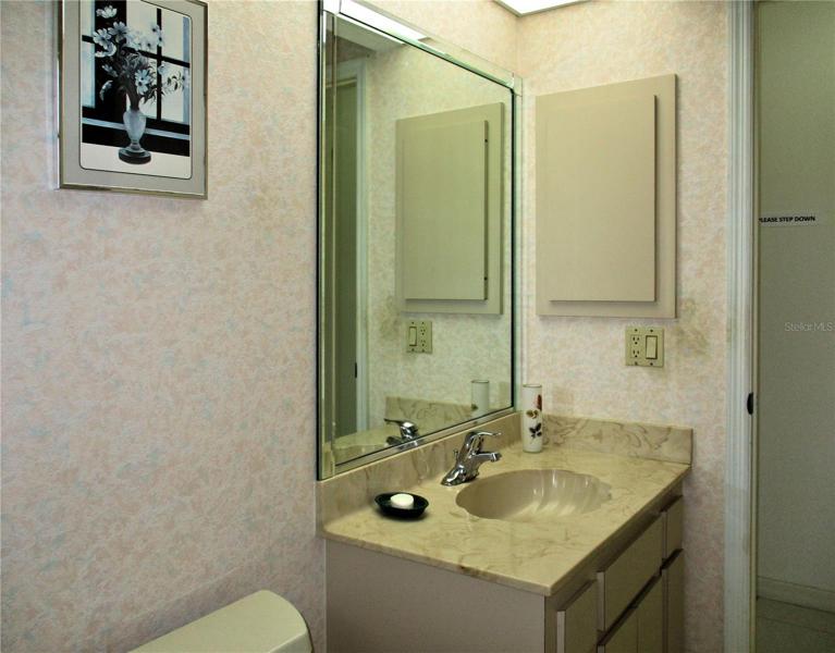 Guest bath vanity