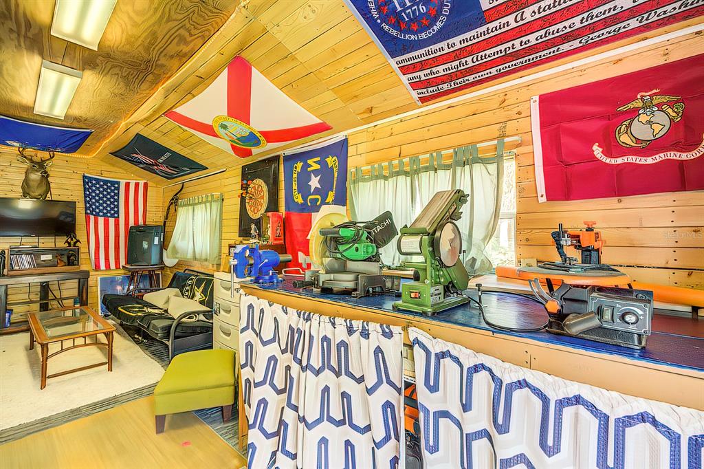 custom built man cave