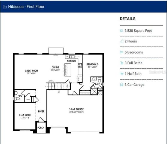 Hibiscus Floorplan First Floor