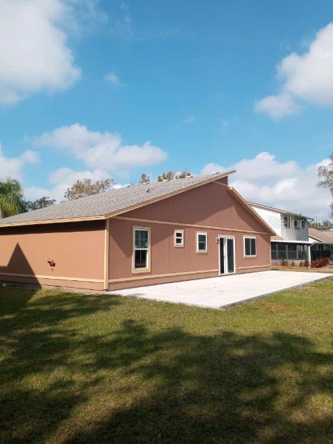 Back yard area