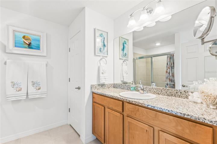 Master bath in main house.