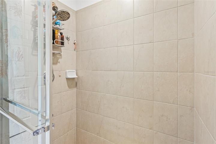 Shower in master bath