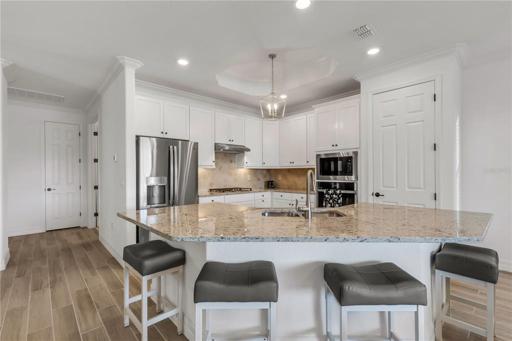 Kitchen Island with breakfast bar