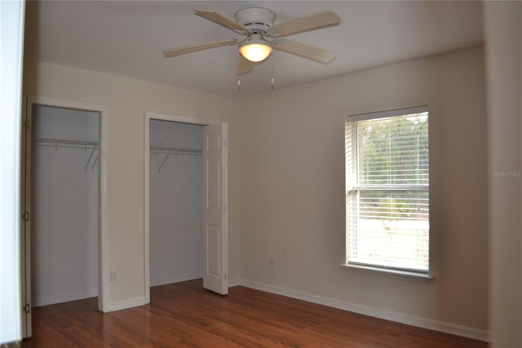 Bedroom 2 with large double closet