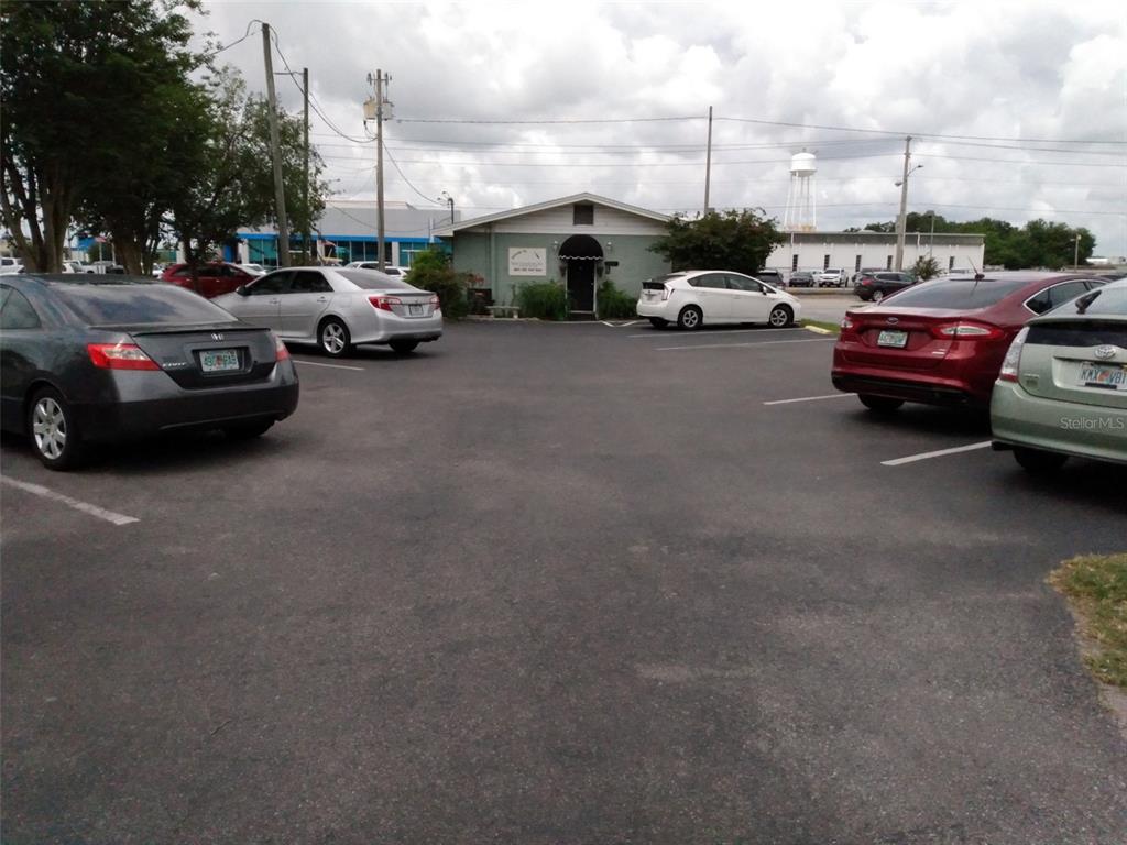 Rear Parking Lot