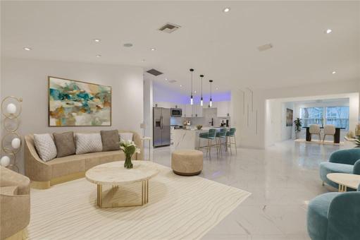 Entrance to Great Roomvirtuallt staged