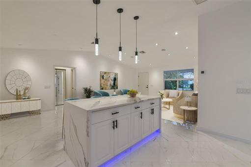Kitchen virtually staged