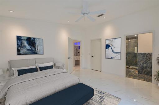 Master Bedroom virtually staged