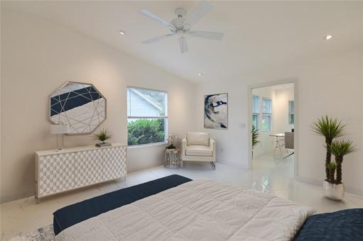 Master Bedroom virtually staged