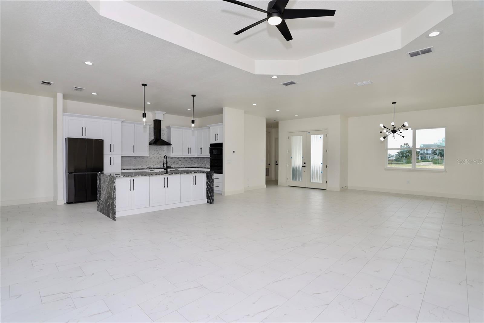 Kitchen and Living Room