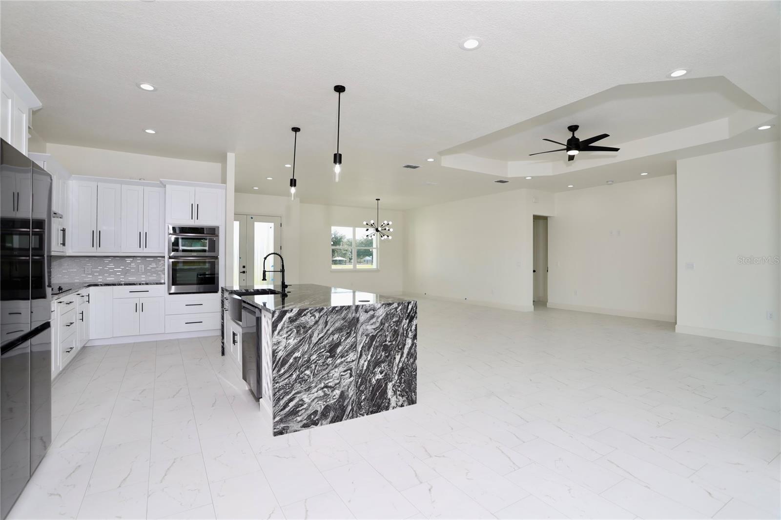 Kitchen and Living Room