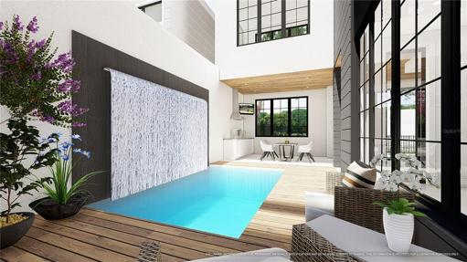 Pool and Water Feature