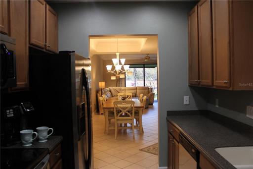 View from kitchen