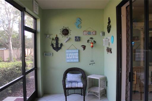 Screened lanai