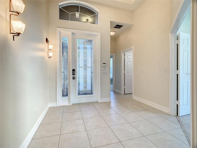 Beautiful front glass door.